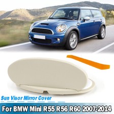 Sun Visor Vanity Mirror Cover For BMW MINI COOPER R55 R56 R60 2007-2014 Beige