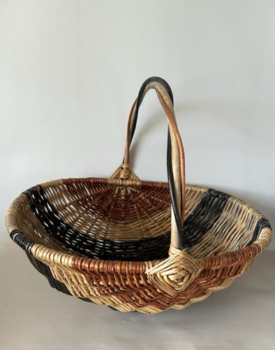 Vintage basket with handle - basket,