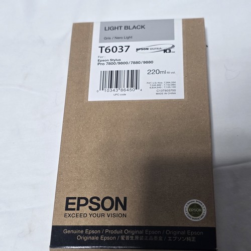 Epson t6037 light black 220ml - epson,