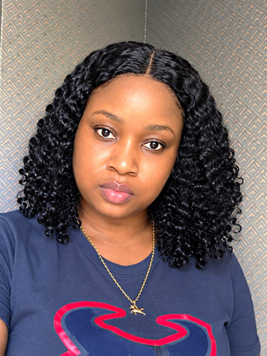Black 14inches pixie - pixie, curly
