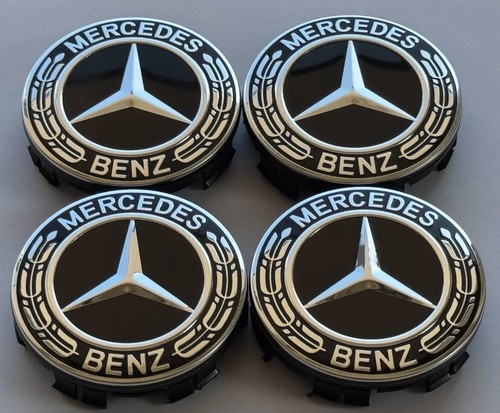 Mercedes black alloy wheel - mercedes,