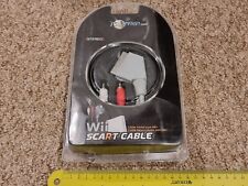 NINTENDO WII & U RGB SCART TV AV CABLE LEAD VIDEO 1.8 Stereo Audio Out BRAND NEW