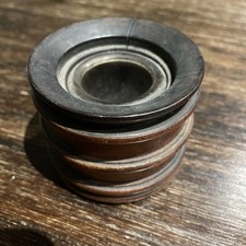 Vintage Turned Wood Ink Well