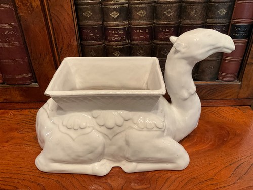 Vintage large white ceramic - vintage,