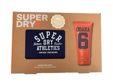 Superdry Signature Gift Set 20th Anniversary Edition Wallet & Body Wash RRP £22
