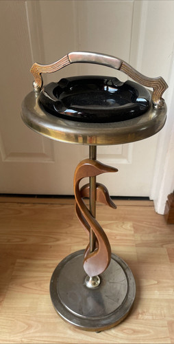 Antique brass wood dark amber - brass,