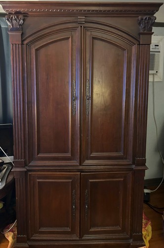 Large antique style mahogany - antique-style,