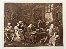 Antique Print Marriage A La