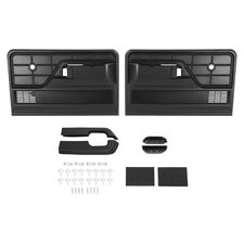 Pair Inner Door Panel Kit Black  For Ford F-Series Bronco Truck 1973-1979