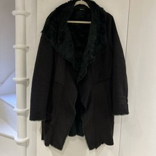 Roman Faux Shearling Black Fur