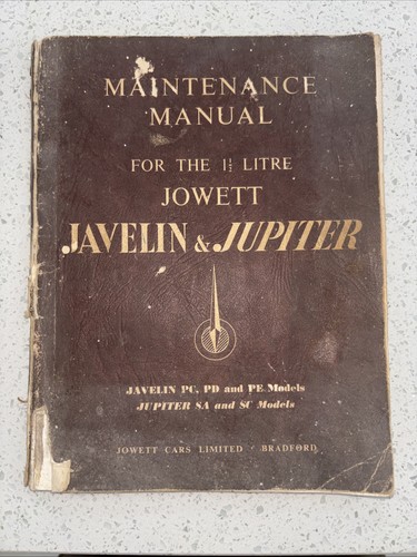 Jowett litre javelin pc pd - 1½,