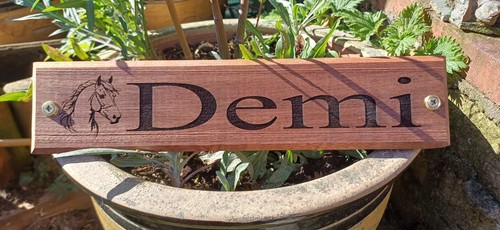 Personalised wooden horse - personalised,