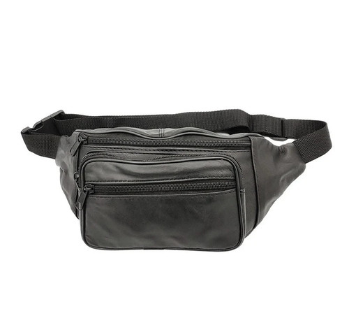 Large black leather - leather, bum