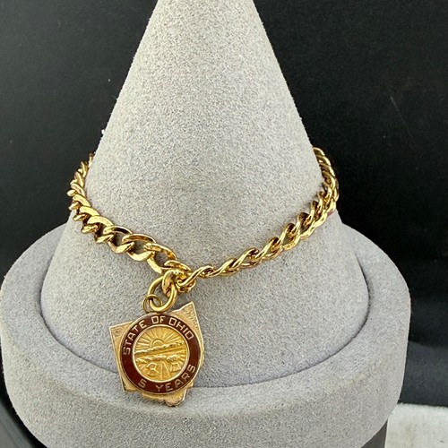 Vintage gold filled - filled, charm