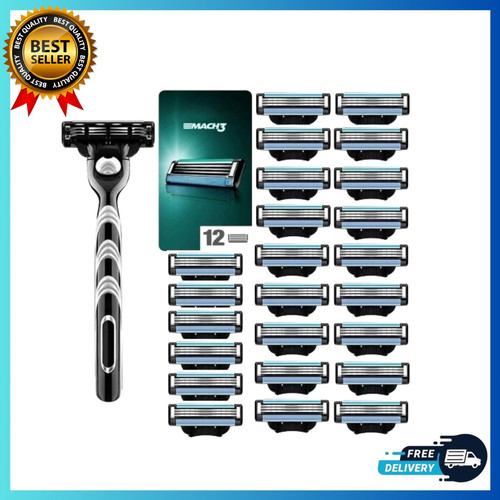 24pcs mach manual razor - 24pcs,