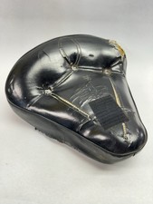 Vintage Antique Bates Solo Seat Harley Knucklehead Shovelhead Chopper Triumph