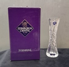 Edinburgh Crystal CONCERTO Cut Vase 6" made in Poland