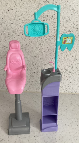 Barbie dentist chair sink - dentist,