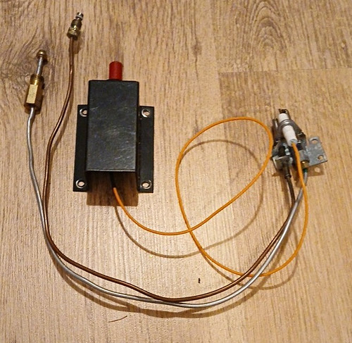 Andrews water heater - water, pilot