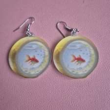 Goldfish bowl novelty dangle