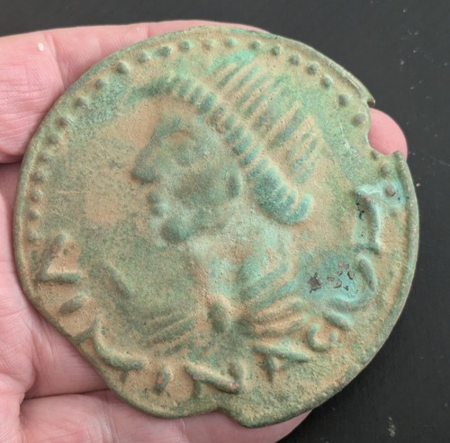 Ancient roman bronze - ancient, plaque