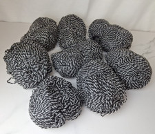 8 zebra Print Yarn Job Lot