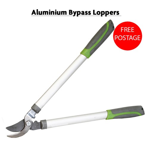 Aluminium bypass loppers - aluminium, tree