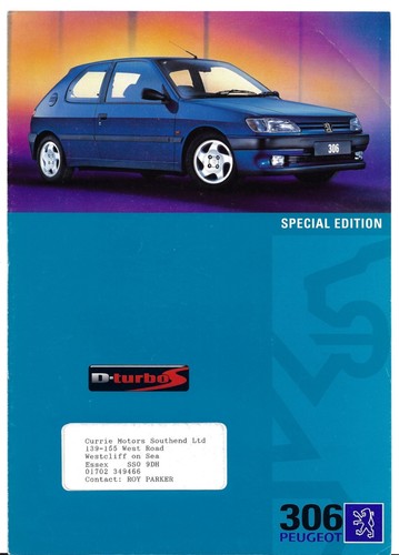 Peugeot 306 dturbo - dturbo, limited