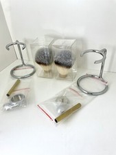 2 * Wood turning Shaving Brush