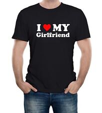 Mens I Love My Girlfriend T-Shirt Gift Joke Birthday Valentines Day