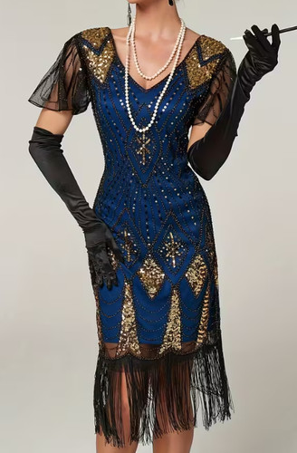 Flapper 1920s dress vintage - flapper,