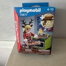 Playmobil 70877 Christmas Baker Special Plus Brand New With Cookie Cutter