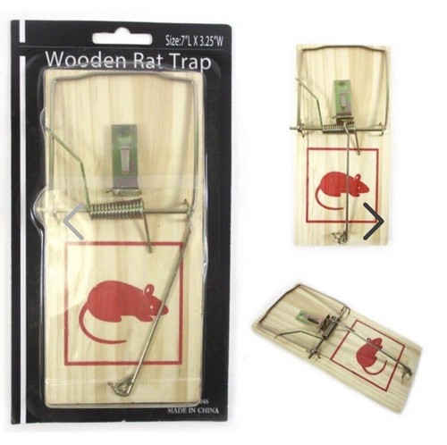 Large wooden rat traps - x,