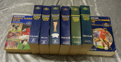 Rothmans football yearbooks - rothmans,