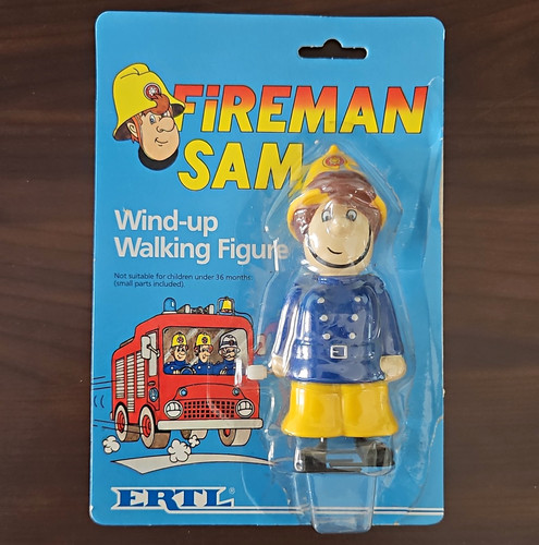 Ertl fireman sam wind - sam, wind-up