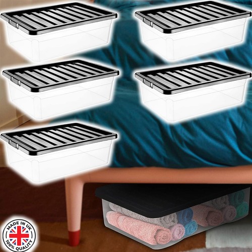 32l plastic storage box - 5x,
