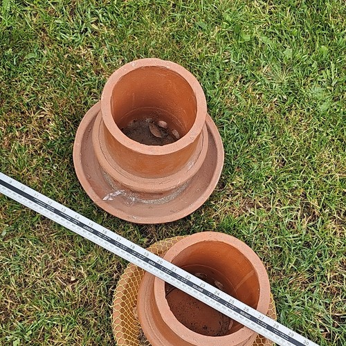 Terracotta round chimney - terracotta,