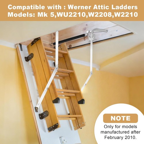 Attic ladder hinge arms - attic,