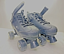 Black Pacer GTX 50 Quad Speed Derby Roller Skates Size 6 w/ MAch Wheels Bundled.