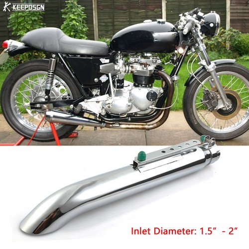Stainless exhaust muffler - 1x,