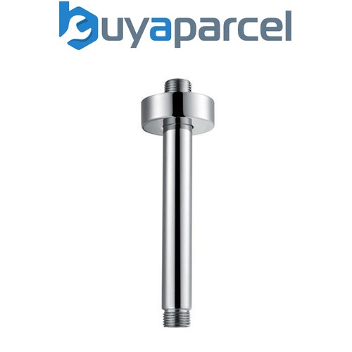 Chrome round short ceiling - chrome,