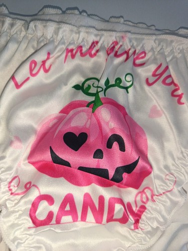 Halloween silky satin knickers - silky,