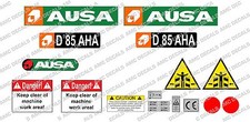 AUSA D85 AHA DUMPER DECALS STICKER SET