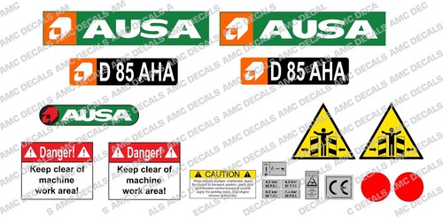 Ausa d85 aha dumper decals - dumper,
