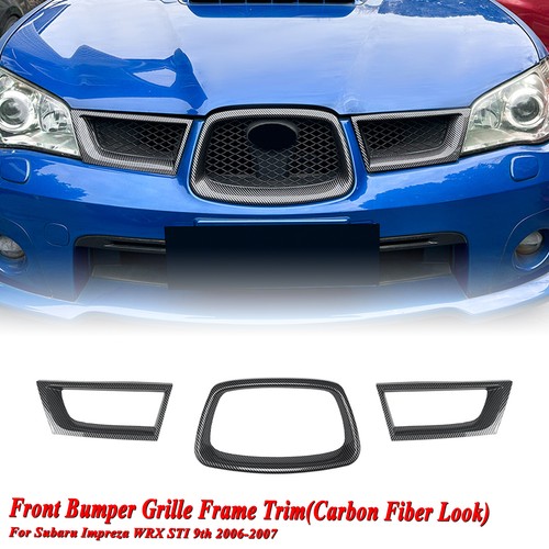 Carbon look front grille - carbon,