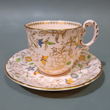 Royal Worcester Bone China For Aspreys London Coffee Cup & Saucer