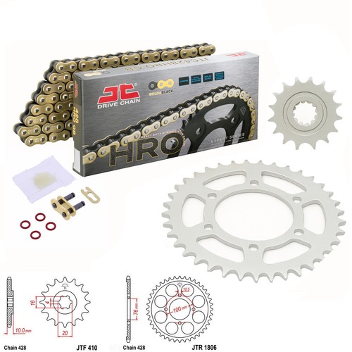 Vl125 intruder chain - chain, and