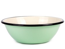 Green Enamel Bowl Enameled