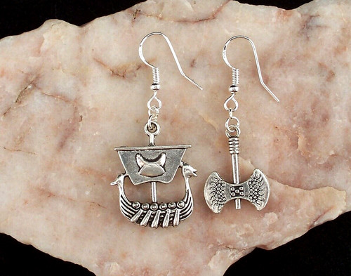 Tibetan silver viking long - tibetan,