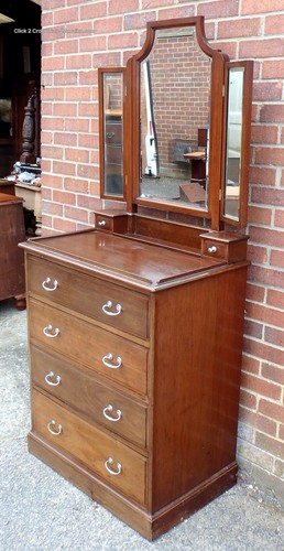 Edwardian desk dressing chest